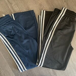 adidas Kids' Black and Navy Joggers
